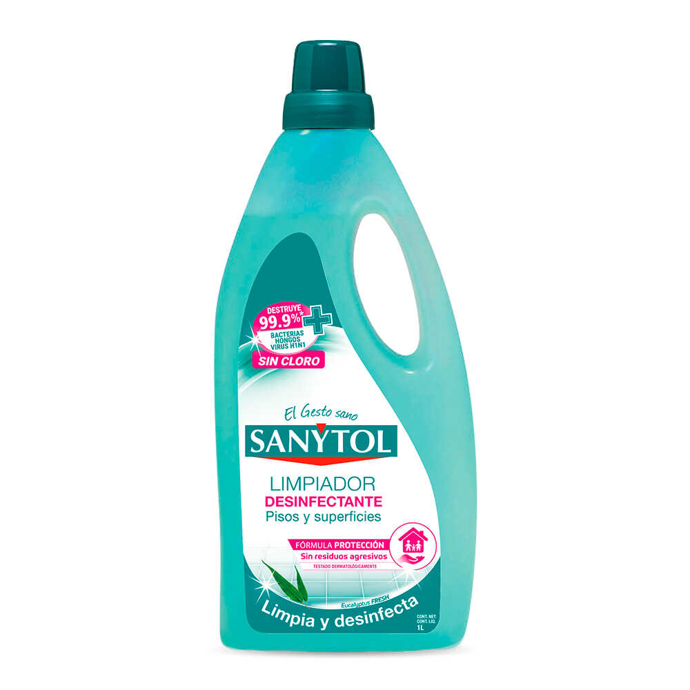 Desinfectante para pisos y superficies SANYTOL botella 1L