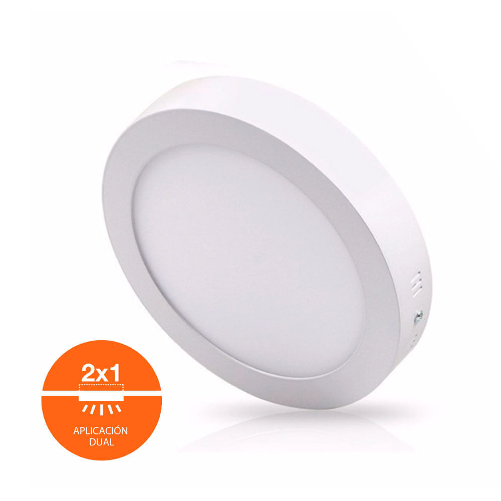 Downlight Redondo Ledvance 2 en 1 Luz Blanca 24W Policarbonato