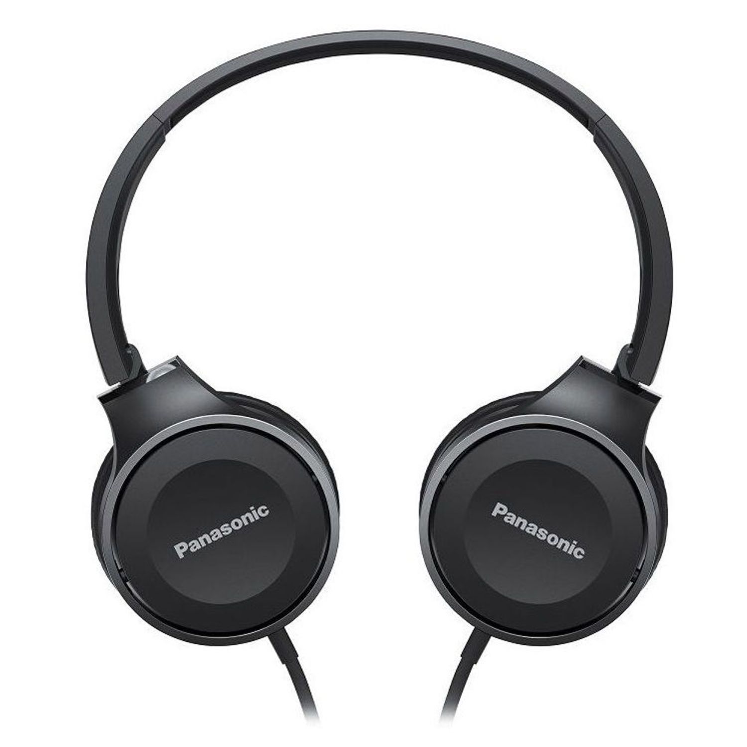 Auriculares Panasonic Ligeros en la oreja con micrófono y controlador  (negro)