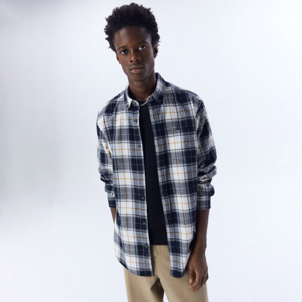 Camisa Cuadros Sfera Hombre Camisa Cuadros Hombre De Segunda Mano