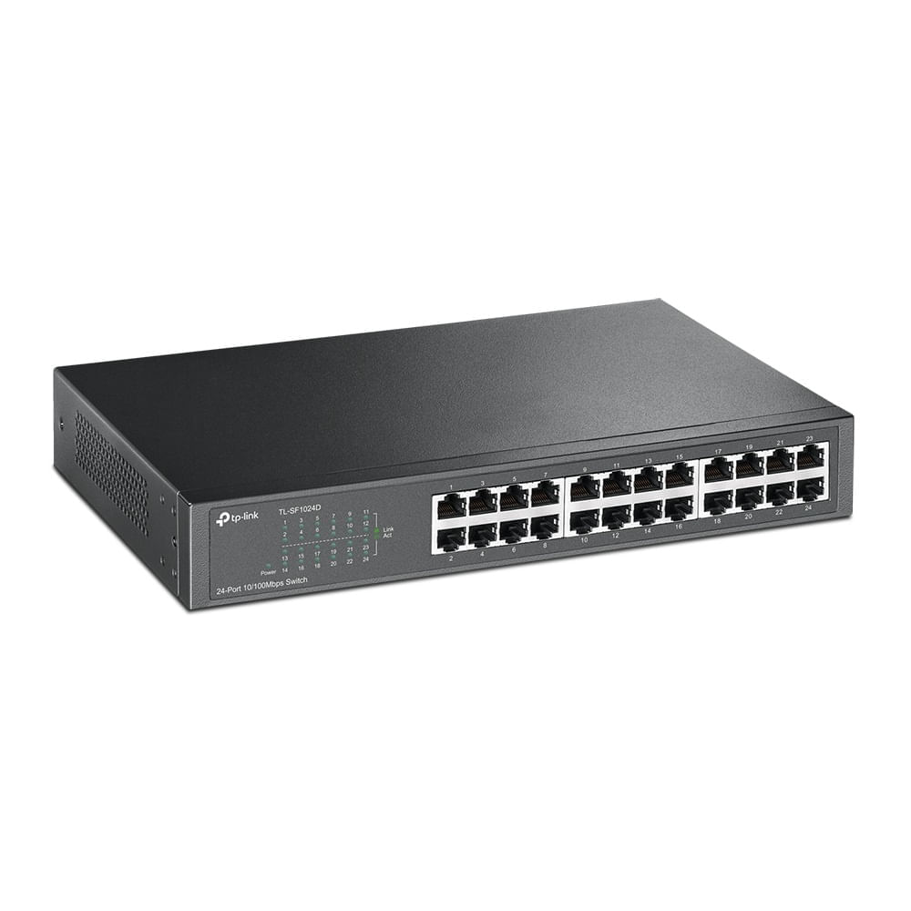 Switch TP-Link TL-SF1024D Rackmount de 24 Puertos 10/100 Mbps