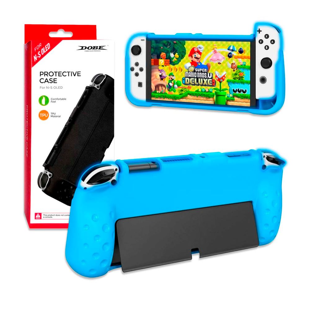 Case Protector para Nintendo Switch Oled Celeste