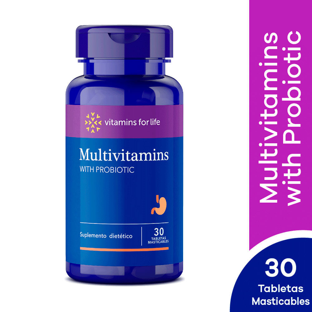 Multivitamins with probiotic Tableta masticable