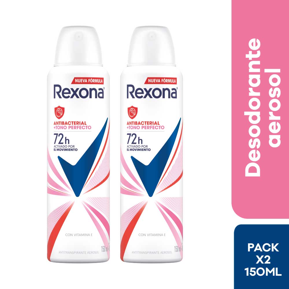 Antitranspirante Antibacterial Rexona Tono Perfecto