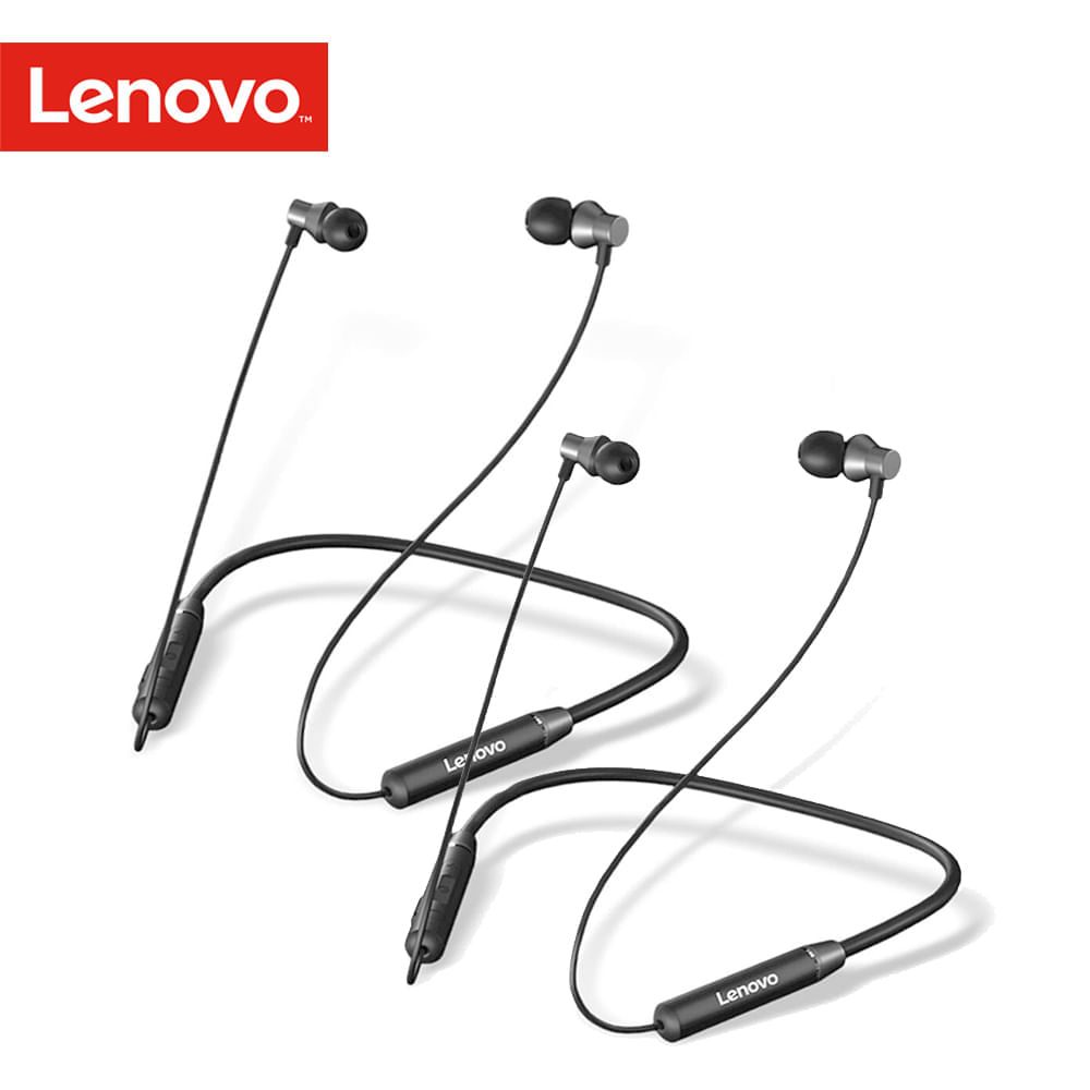 Pack x2 Audífonos Bluetooth Lenovo HE05 Negro