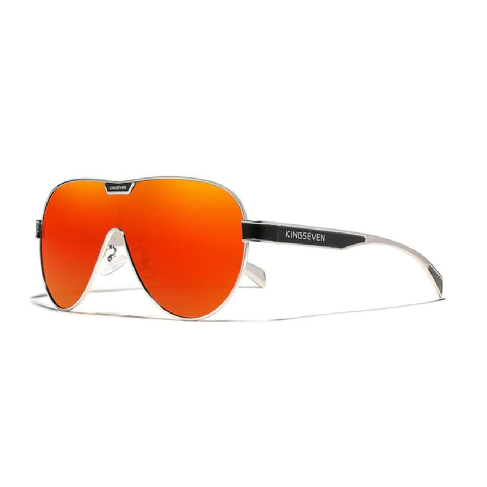 Lentes de Sol Kingseven para Hombre - Polarizados con UV400 - Grand - Naranja