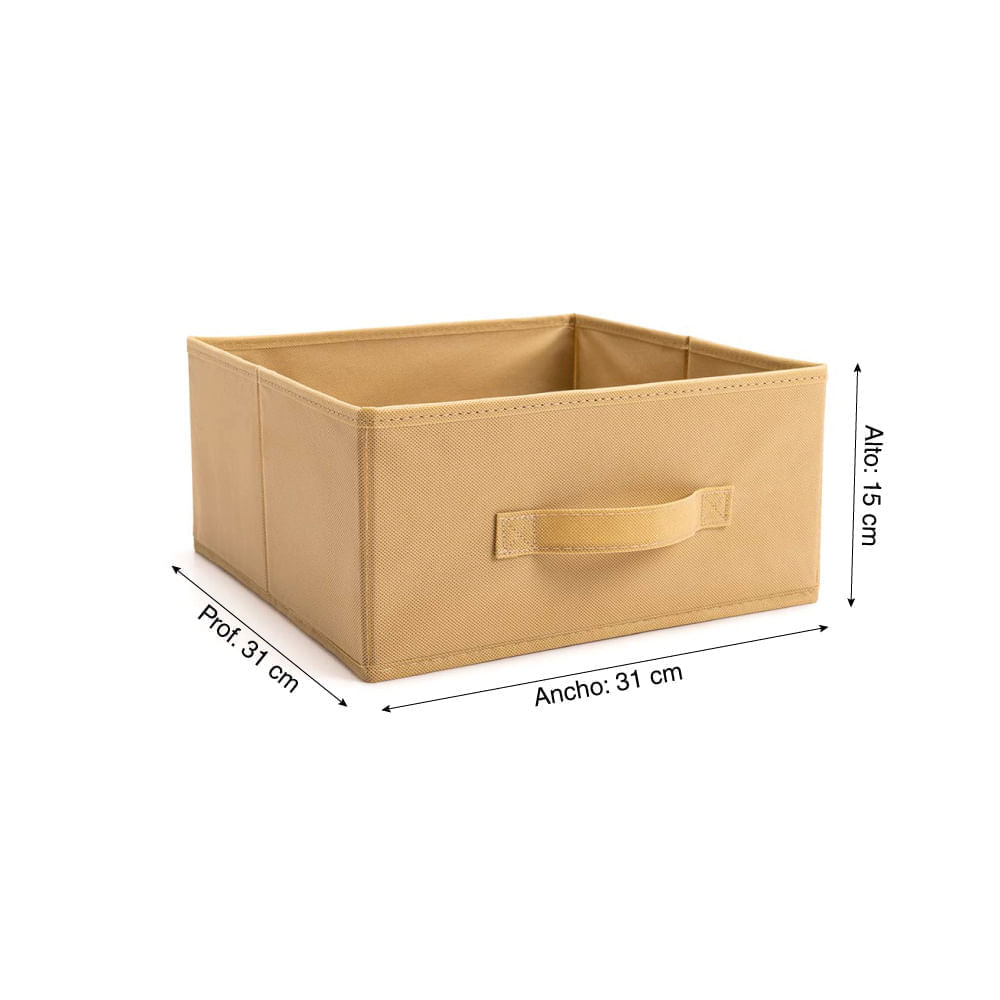 Caja organizadora de 31.1 x 24.7 cm con 6 cajas pequeñas