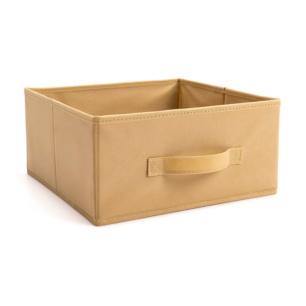 Caja organizadora de tela Mediano 31x15 Camel Orange