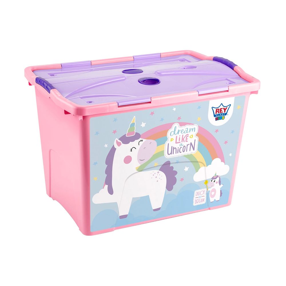 Baul Movil Lock # 70 decorado niña Reyplast