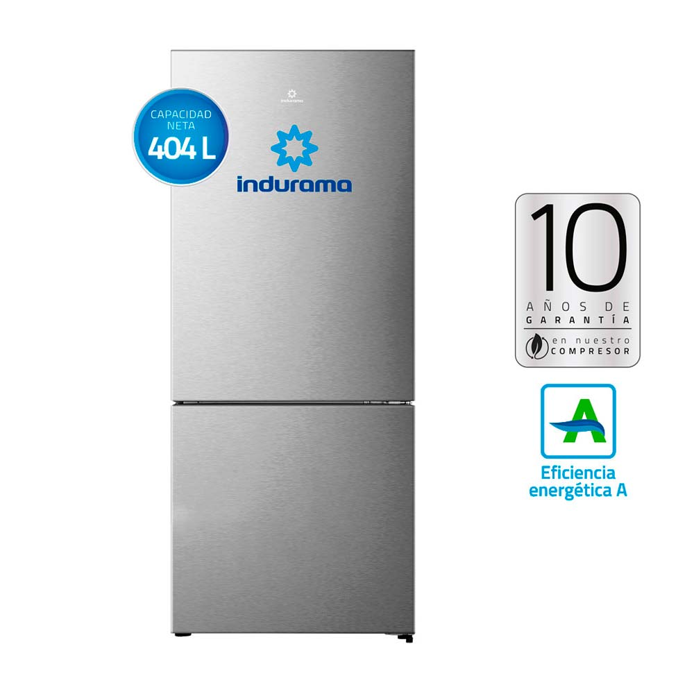 Refrigeradora Indurama RI-698 Bottom Freezer 404L