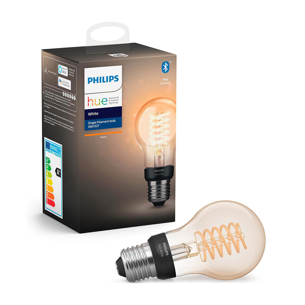 Foco inteligente filament hue vintage a60 e27 philips