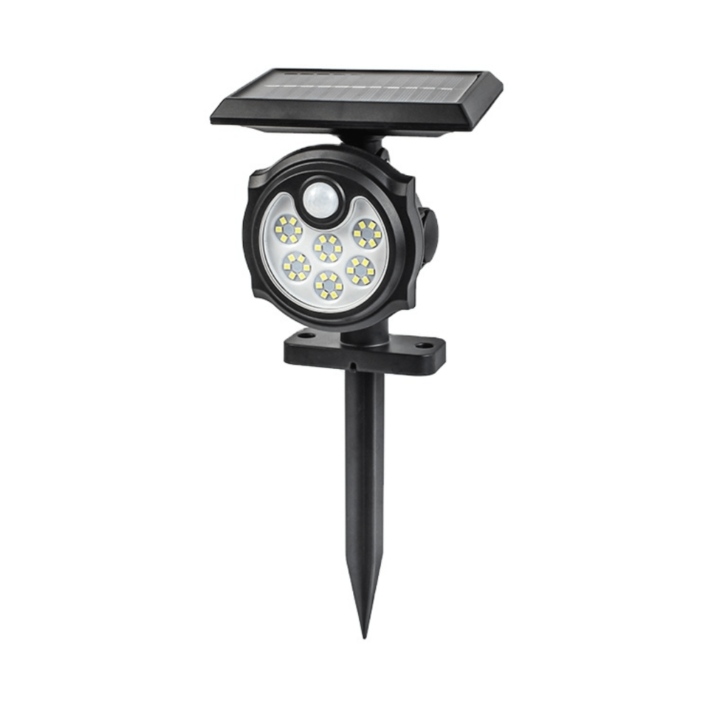 Reflector Spot Light Estaca Recargable con Energía Solar Luz Blanca