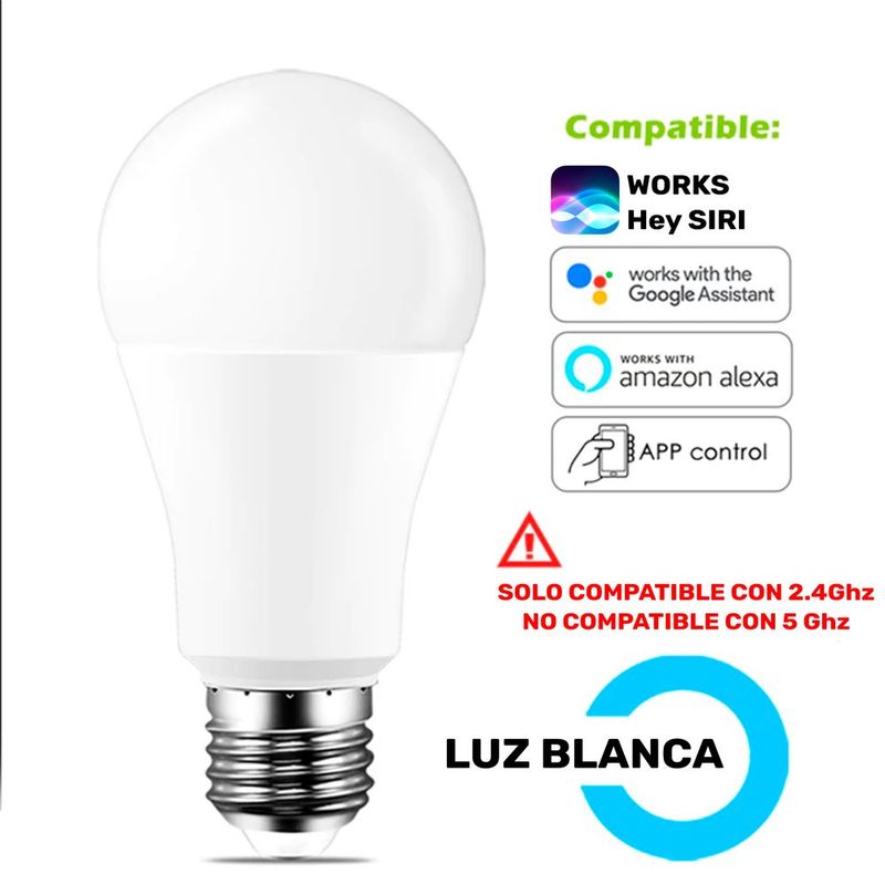 Ampolleta Tipo Foco Led Circular 50W E27 Luz Blanco Frío