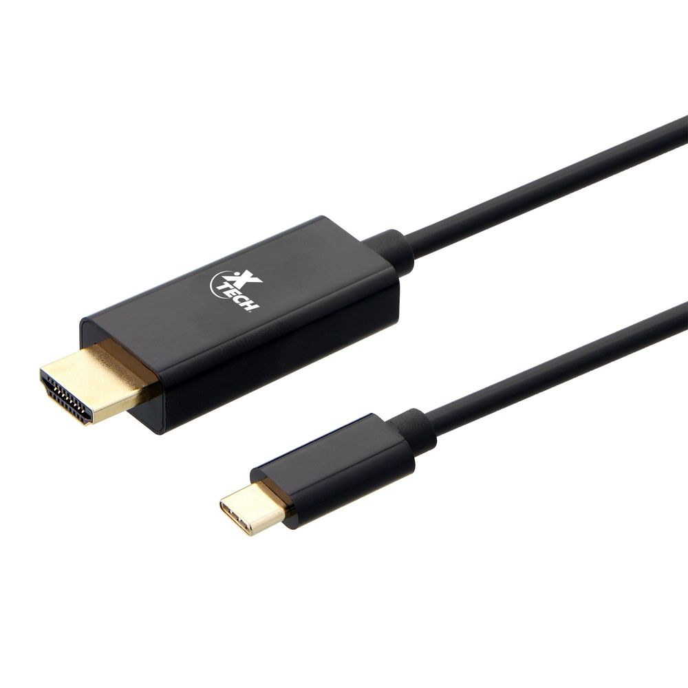 Cable Xtech con conector USB Tipo-C macho a HDMI macho - XTC-545