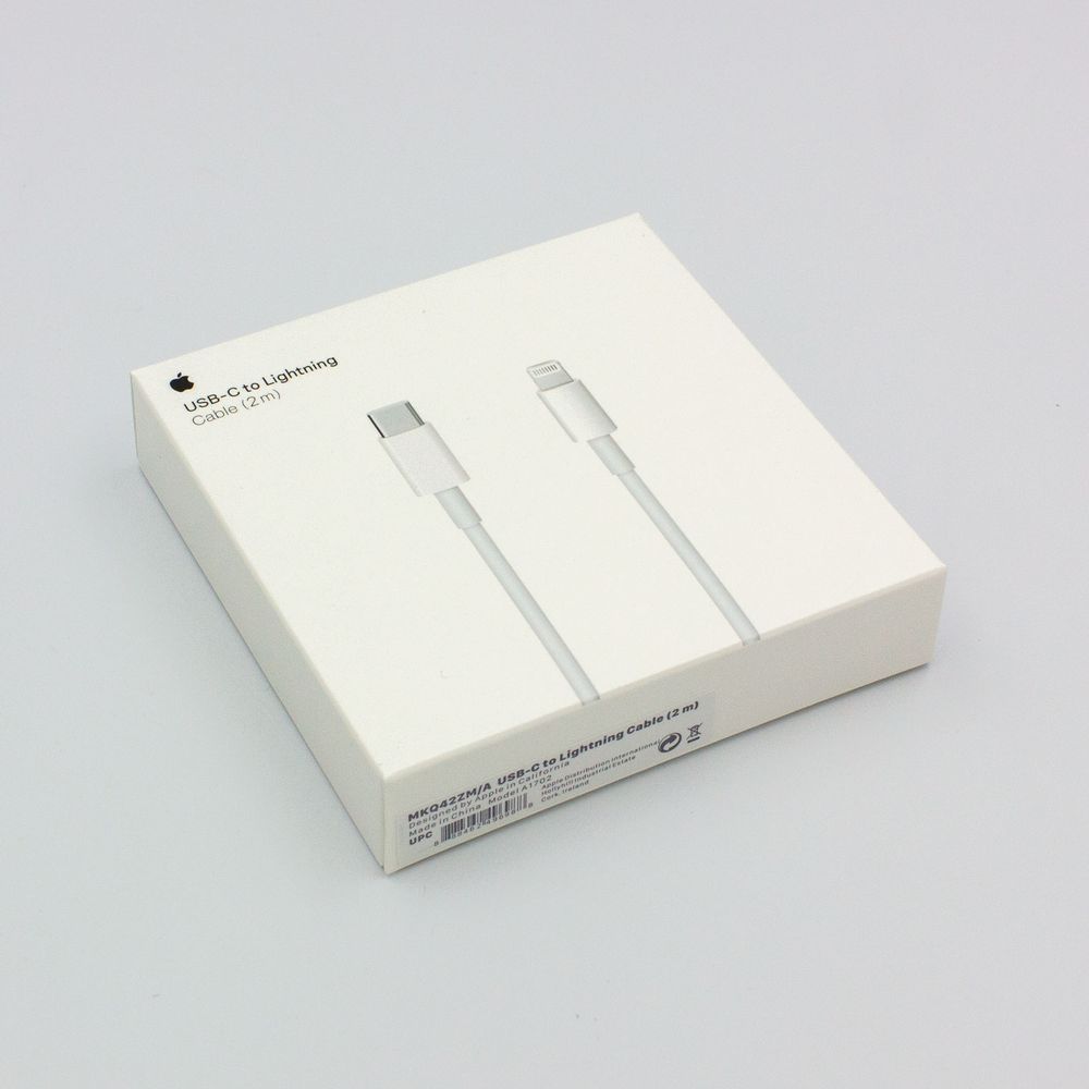 Cable Lightning a USB-C de 2 metros iPhone Apple + protectores de cables