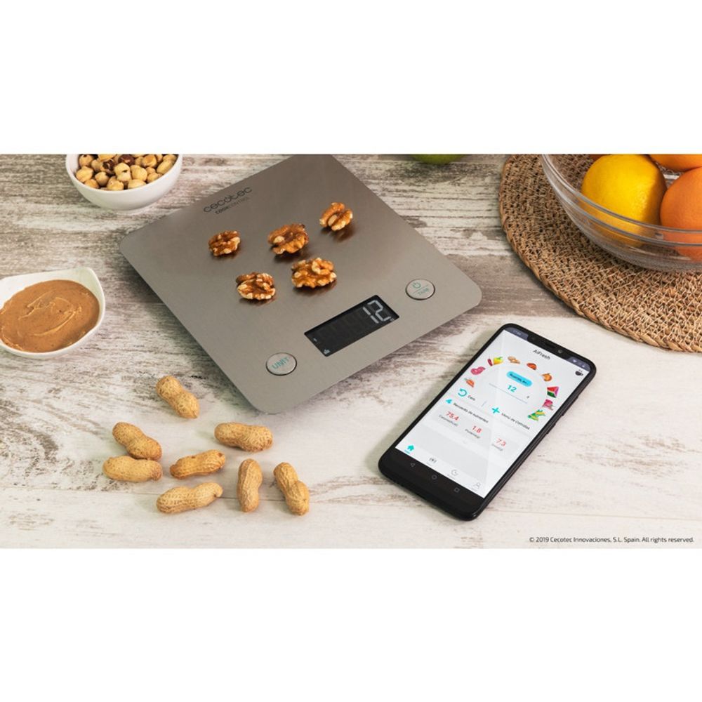 Cecotec Báscula de Cocina Cook Control 10000 Connected con App