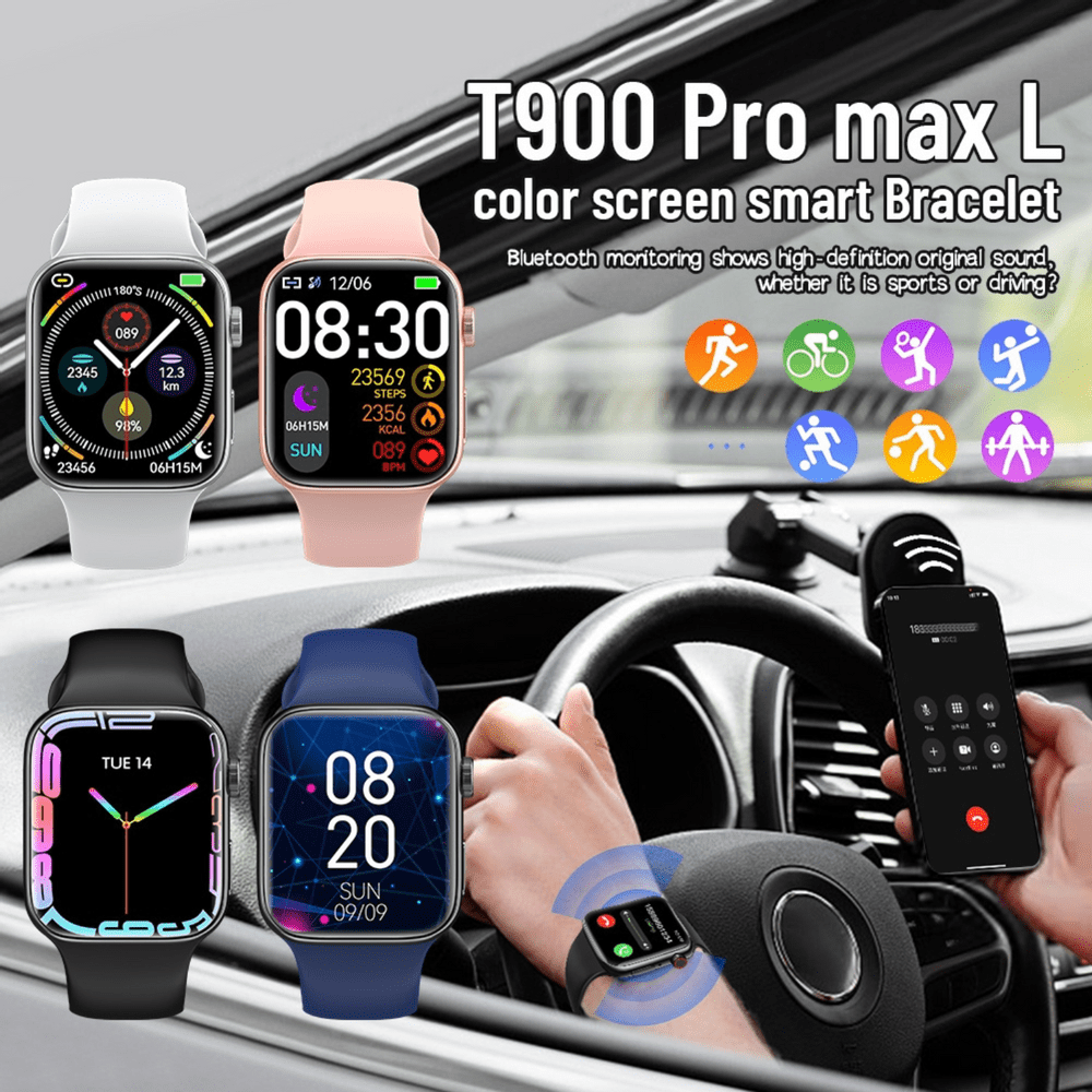 Smartwatch T900 Pro Max L Serie 8 - Rosado | Oechsle - Oechsle