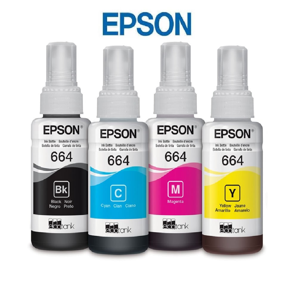 Epson Paquete de 4 tintas 664