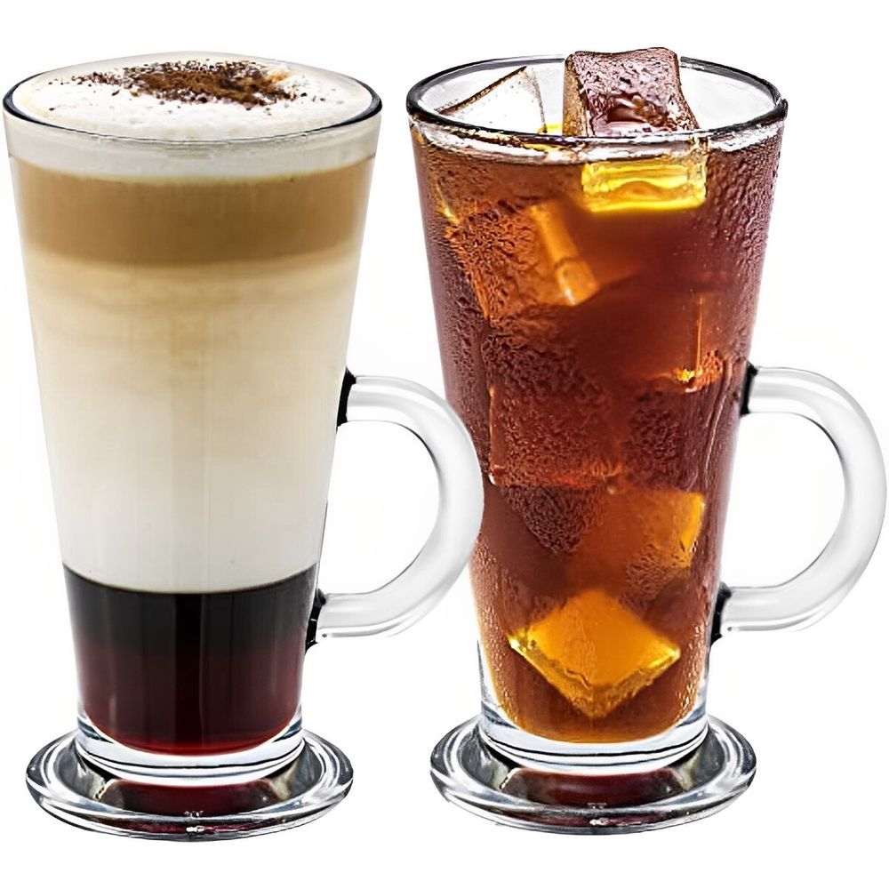 Set x6 Tazas de Café Irlandesas Altas con Asa