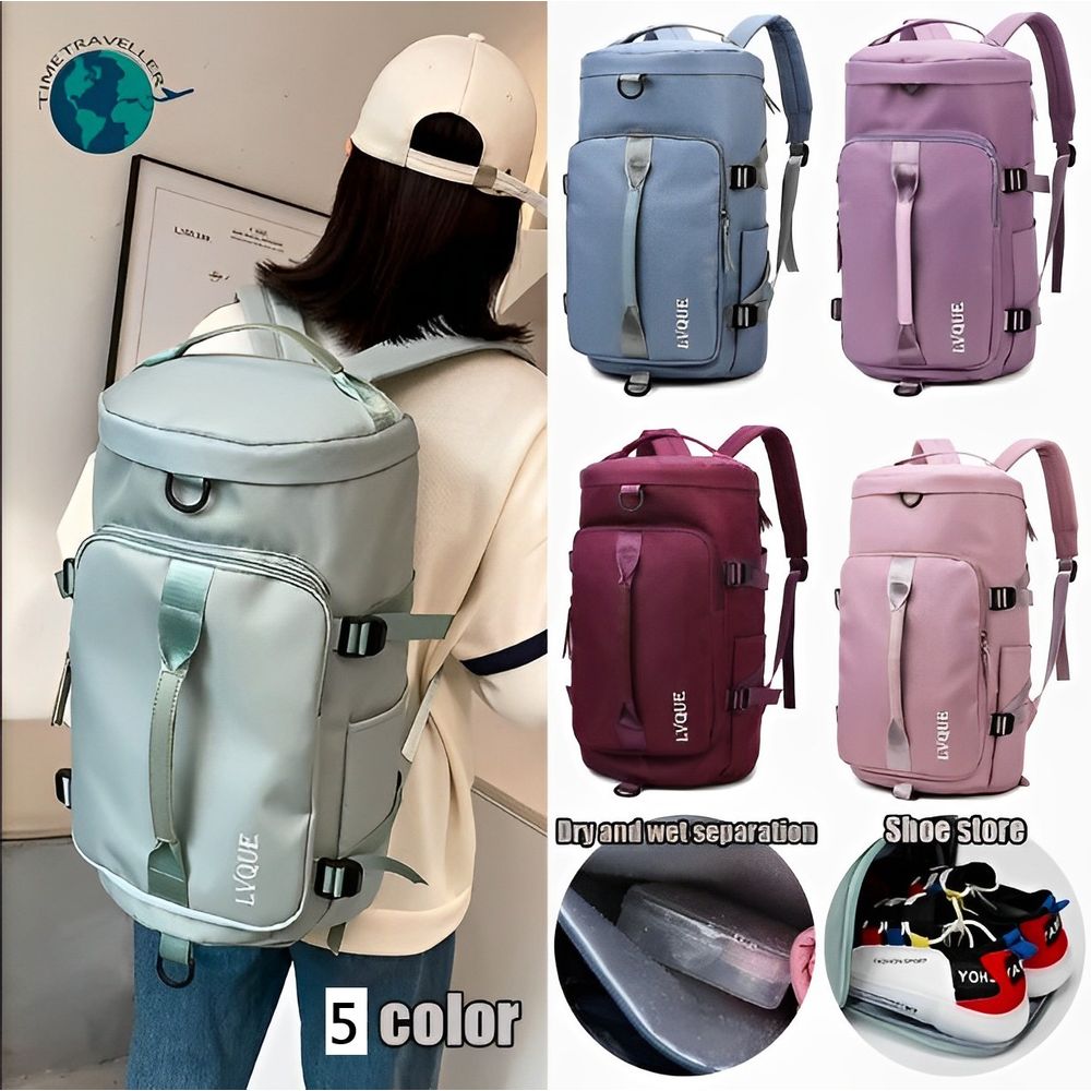 Mochila Bolso de Viaje Multiusos Bolsa de Gimnasio Maleta Deportiva Aleatorio