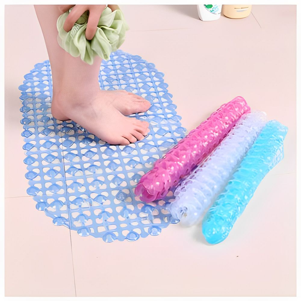 Alfombra Piso de Ducha de Silicona con Drenaje Aleatorio