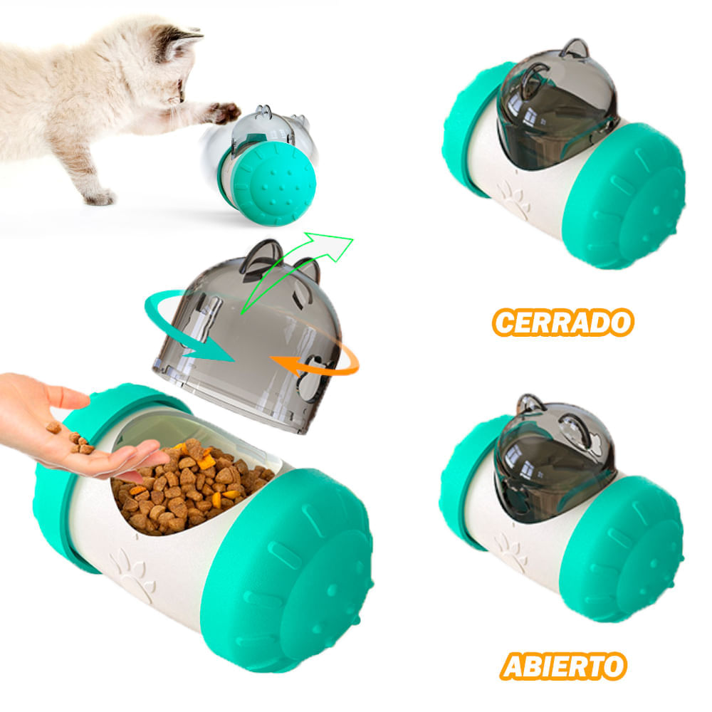  Juguete interactivo de alimentos para perros y gatos