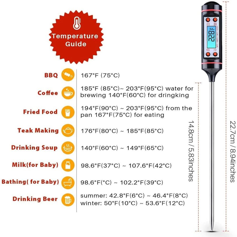 Termometro digital de cocina TP101