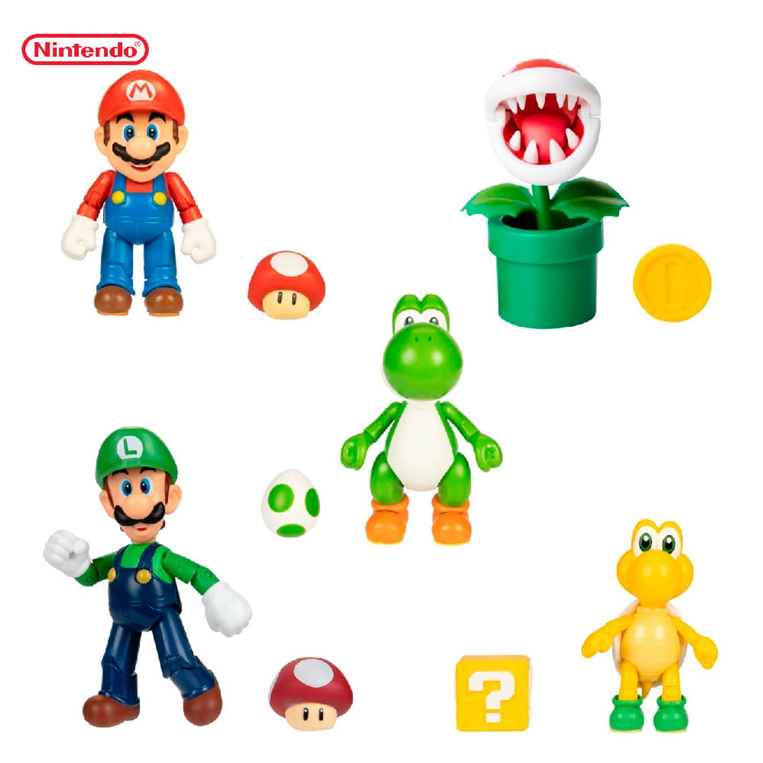 Figuras Mario Bros pack de 6 - Promart