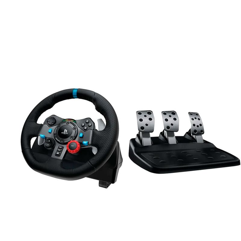 Timon Alambrico Logitech Driving Force G29 USB 2.0 para PS3 PS4 Negro  (Black)