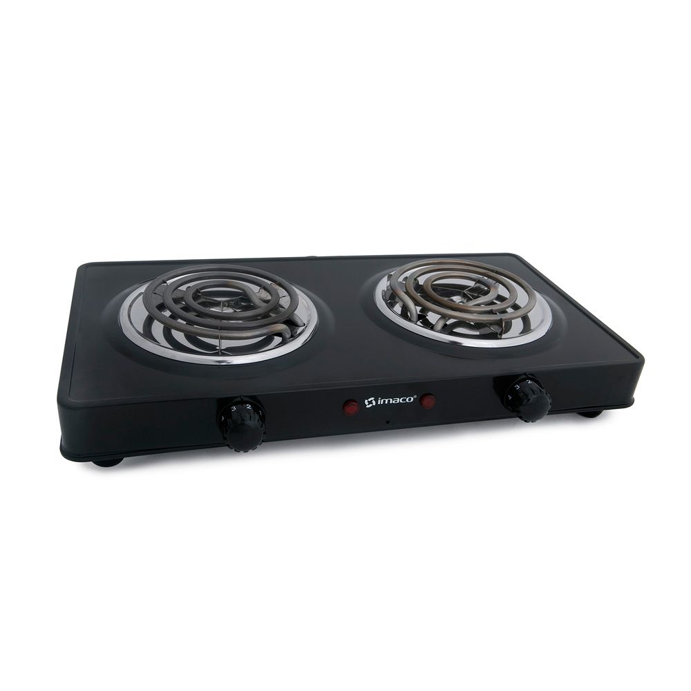 Cocina Eléctrica Imaco HP1400 2 Hornillas - Negro