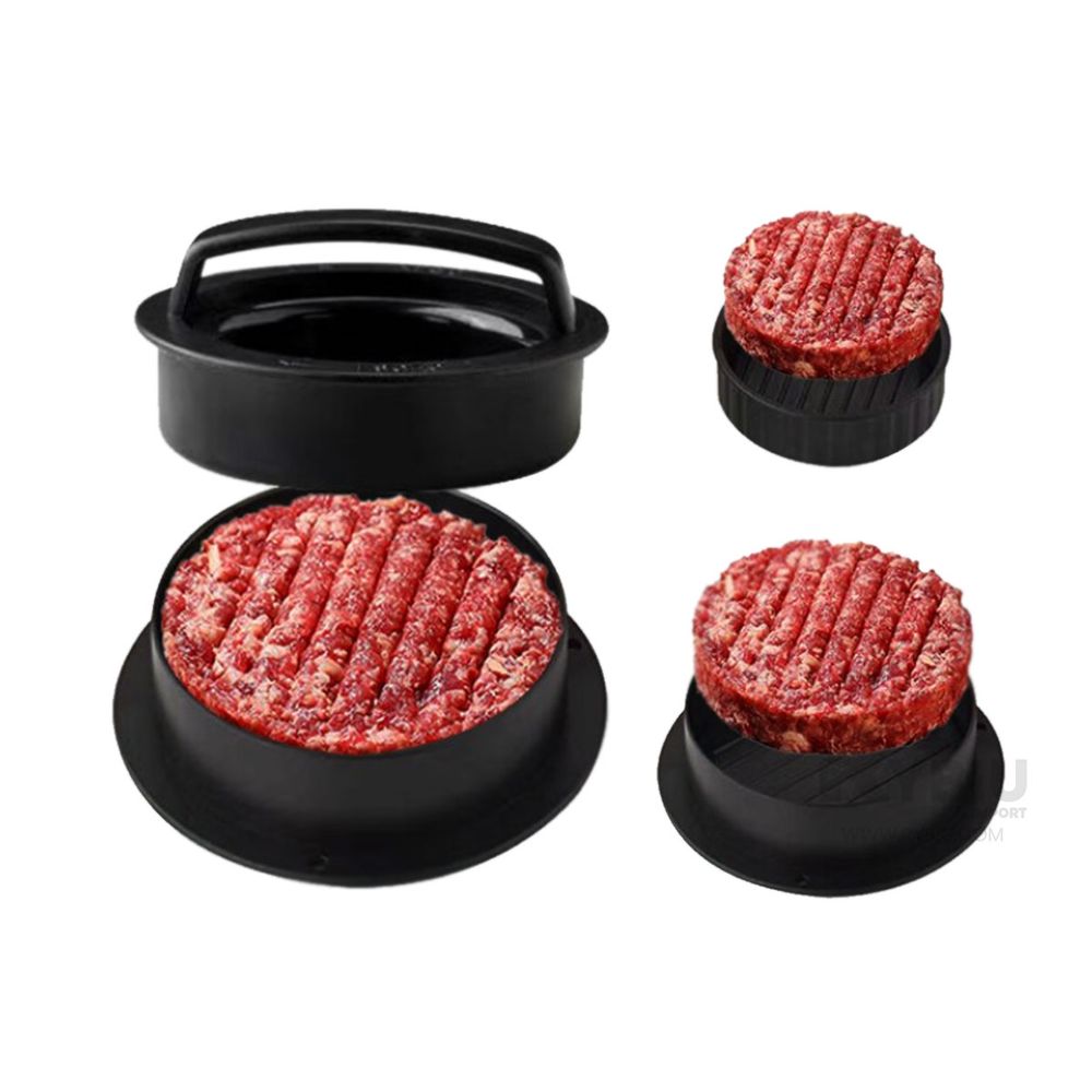 Molde de Prensa de Hamburguesas Negro
