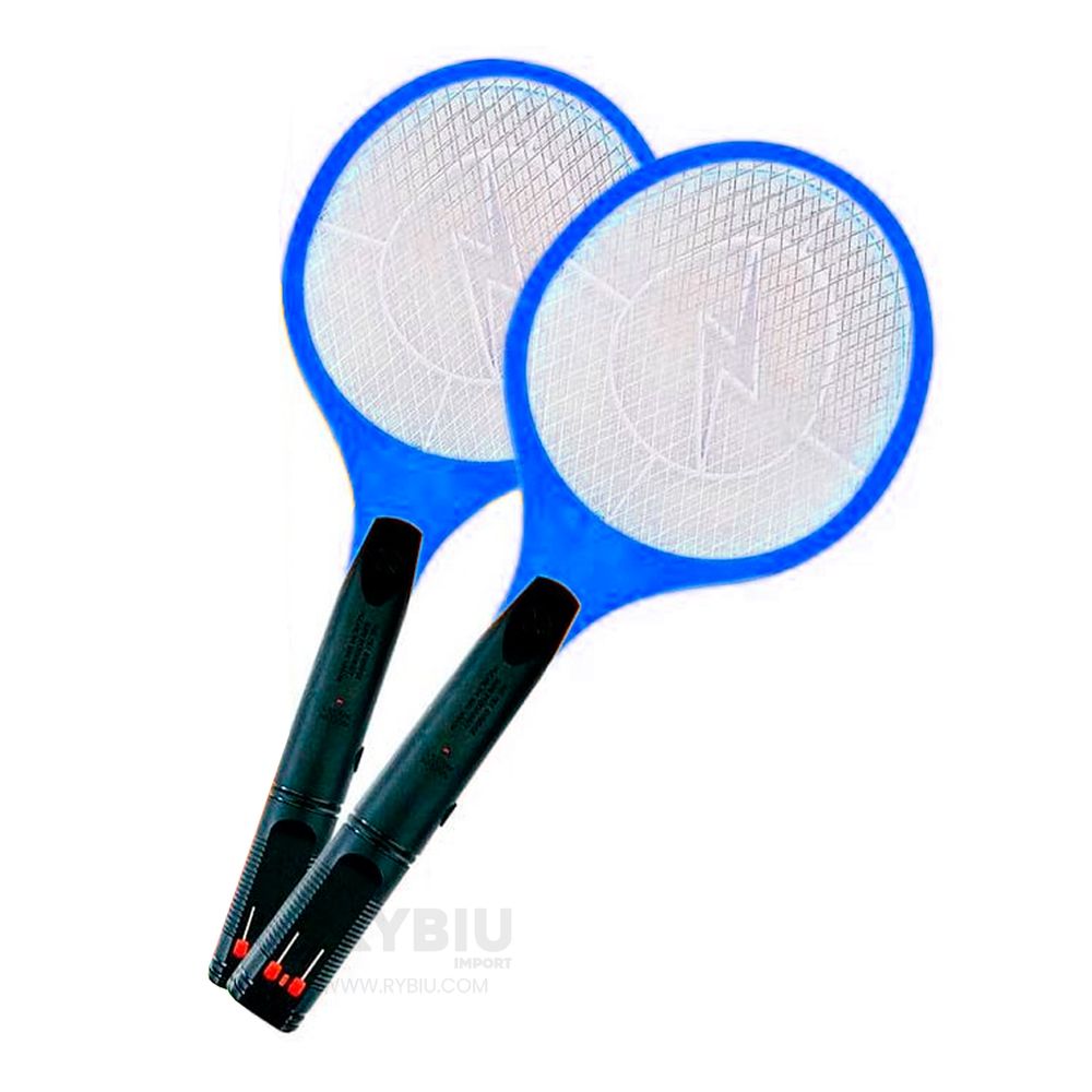 Raqueta Mosquitera Electrica Azul