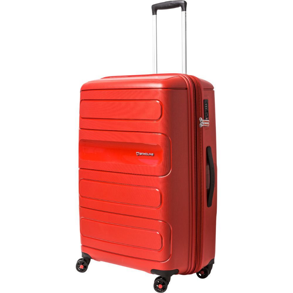 dukap maletas de viaje liverpool juego de 3 rojo oechsle
