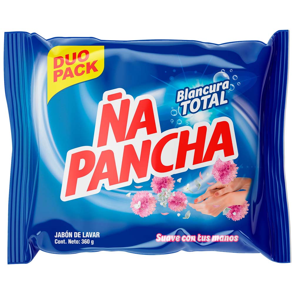 Jabón de Lavar ÑA PANCHA Floral 180g Bolsa 2un