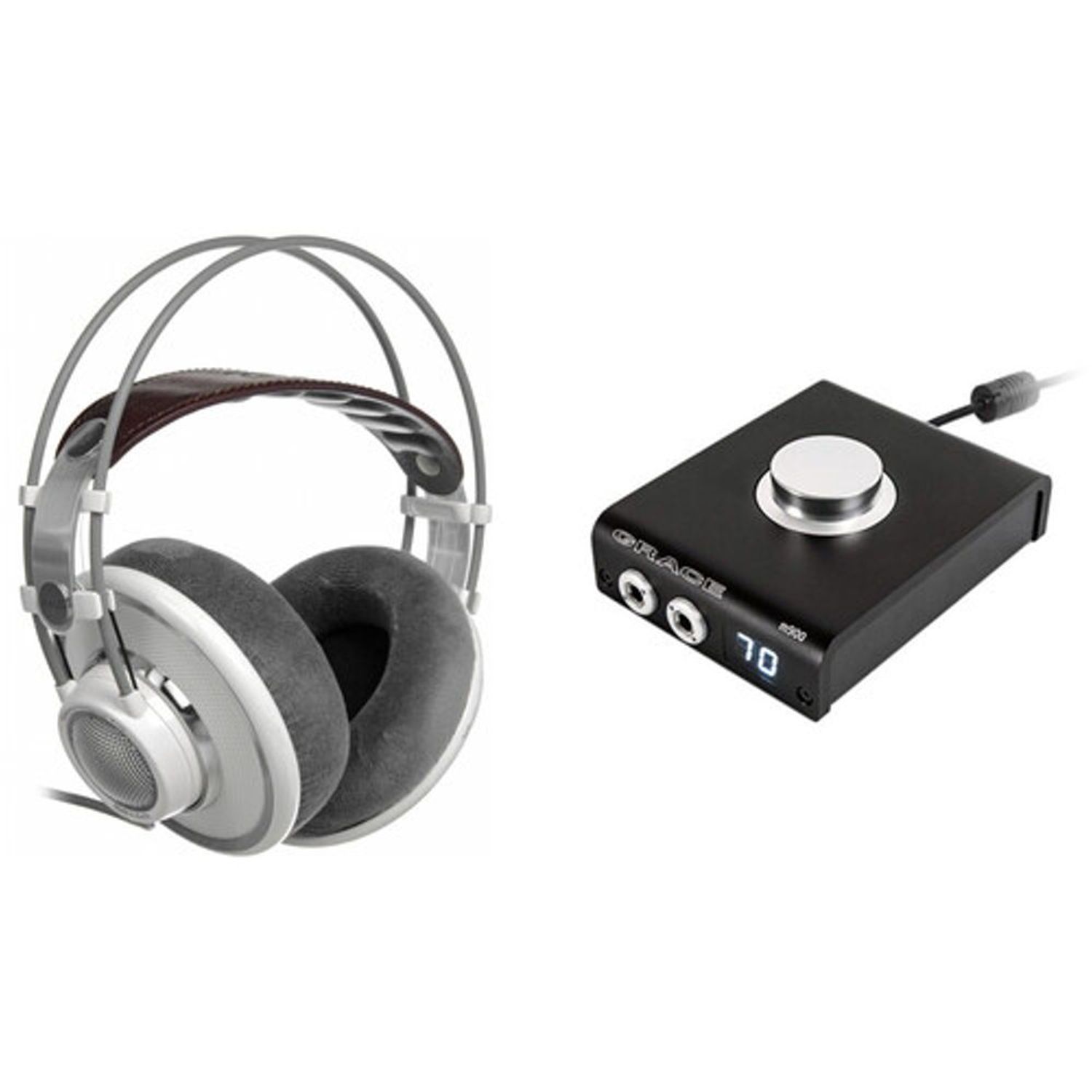 AKG K701 Kit de auriculares abiertos con amplificador de auriculares Grace  m900