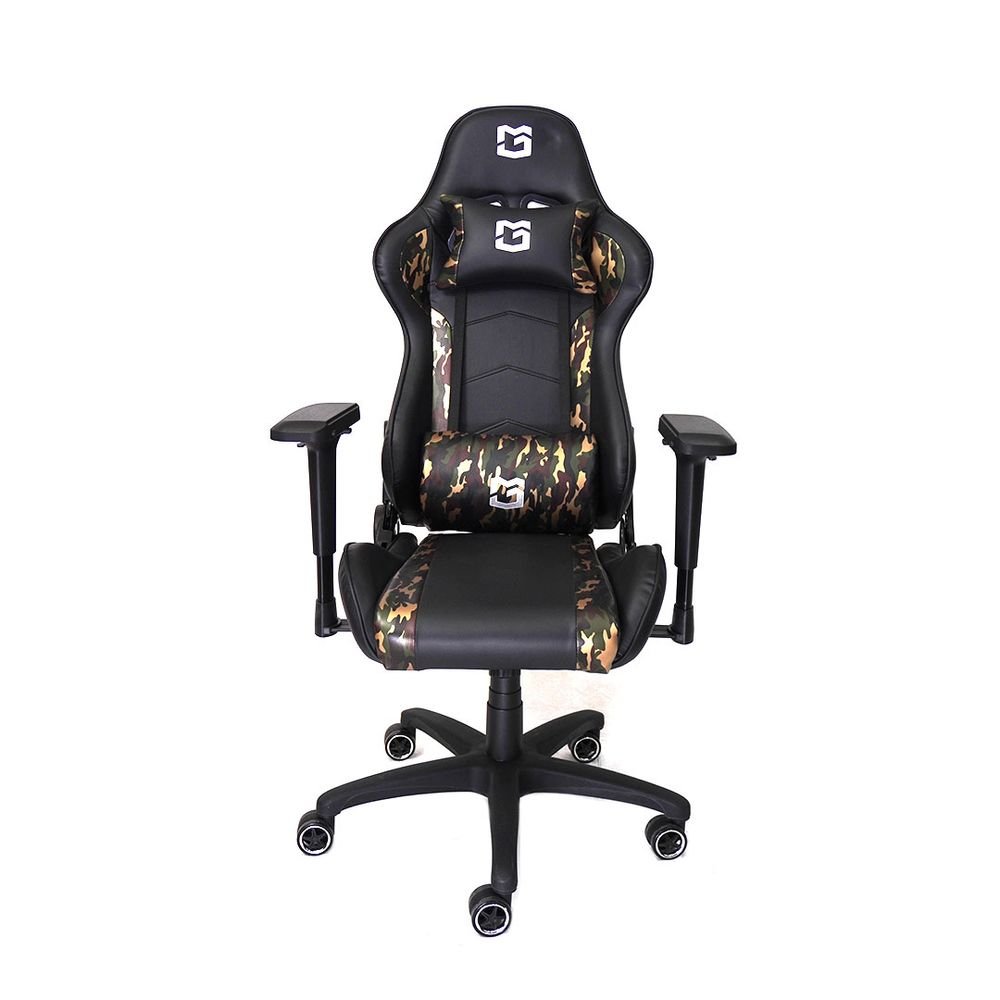 Silla Gamer Camuflaje Brazos 4d Reclinable 180° Ergonómica 