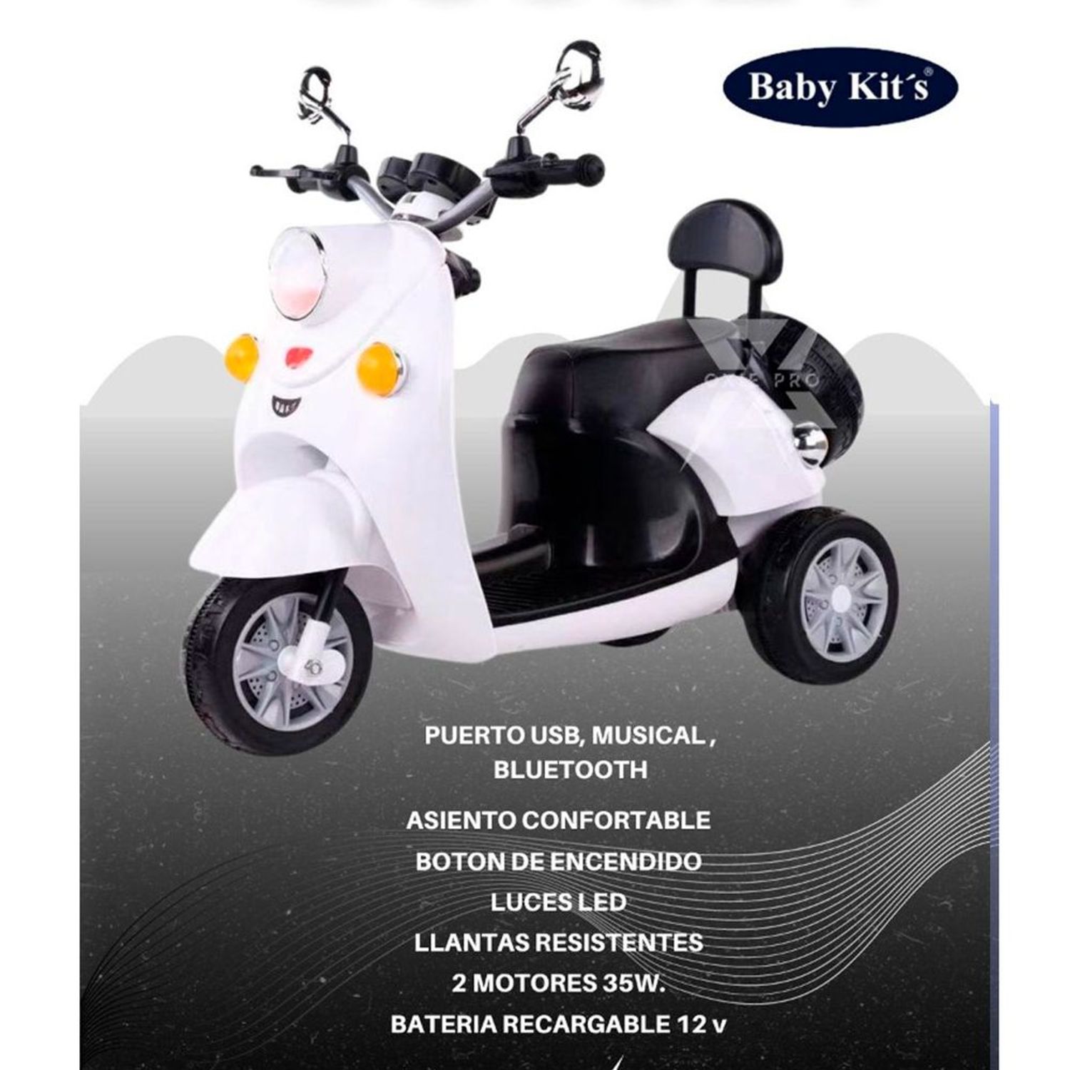 Motocicleta eléctrica para niños – Moto de 3 Peru