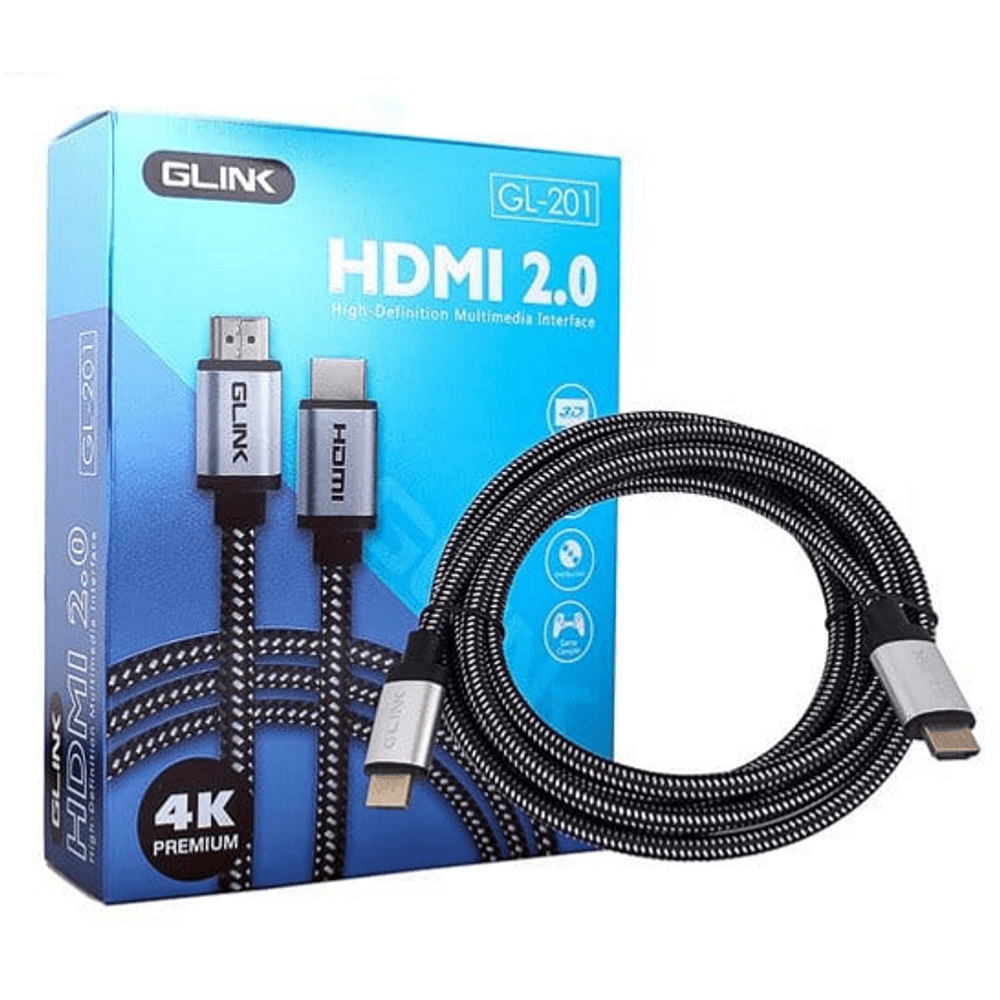 Cable Hdmi-Hdmi de 3Mts 2.0 Glink Mod.Gl-201(3)