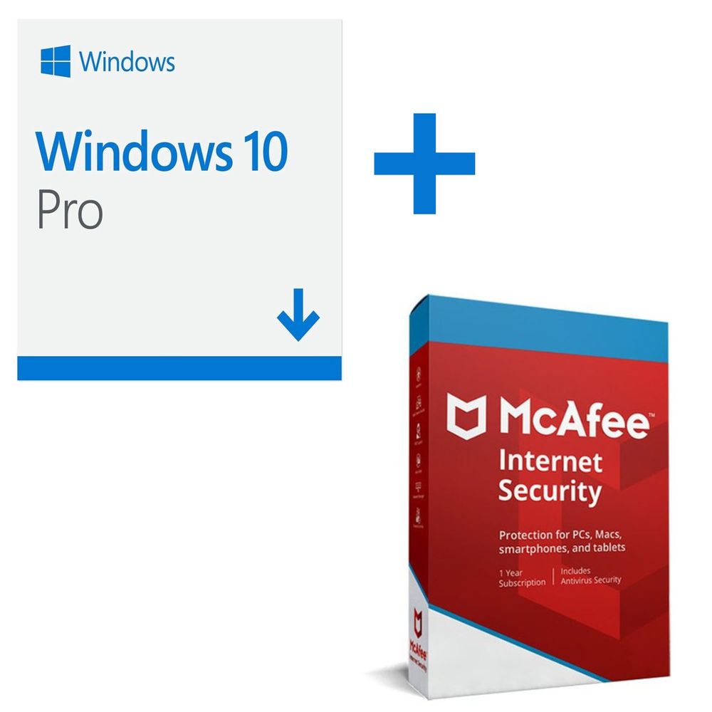 PROMO: Windows 10 Professional + Mcafee Int Security 5PC (Digital)