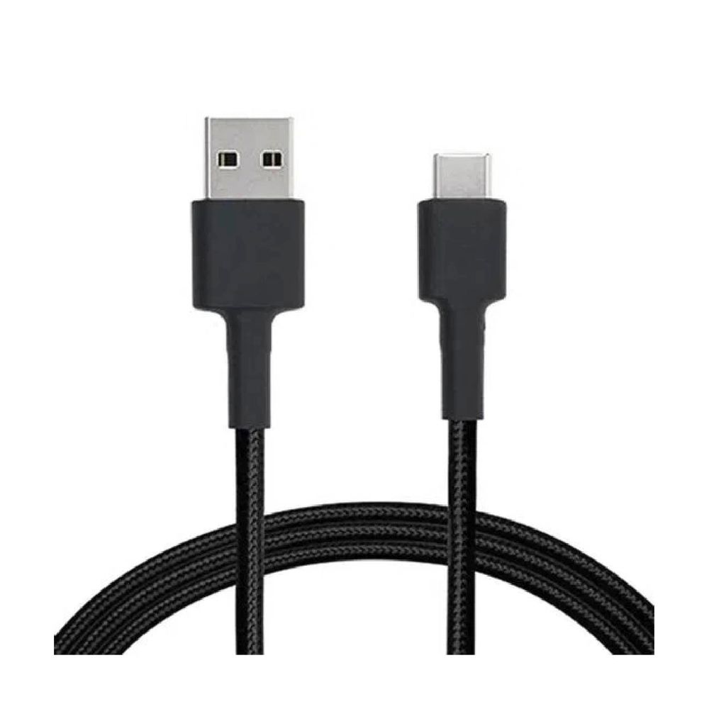 Auténtico cable USB tipo C de 8 pulgadas para Xiaomi Mi 5X también carga  rápida más transferencia de datos. (blanco + negro)