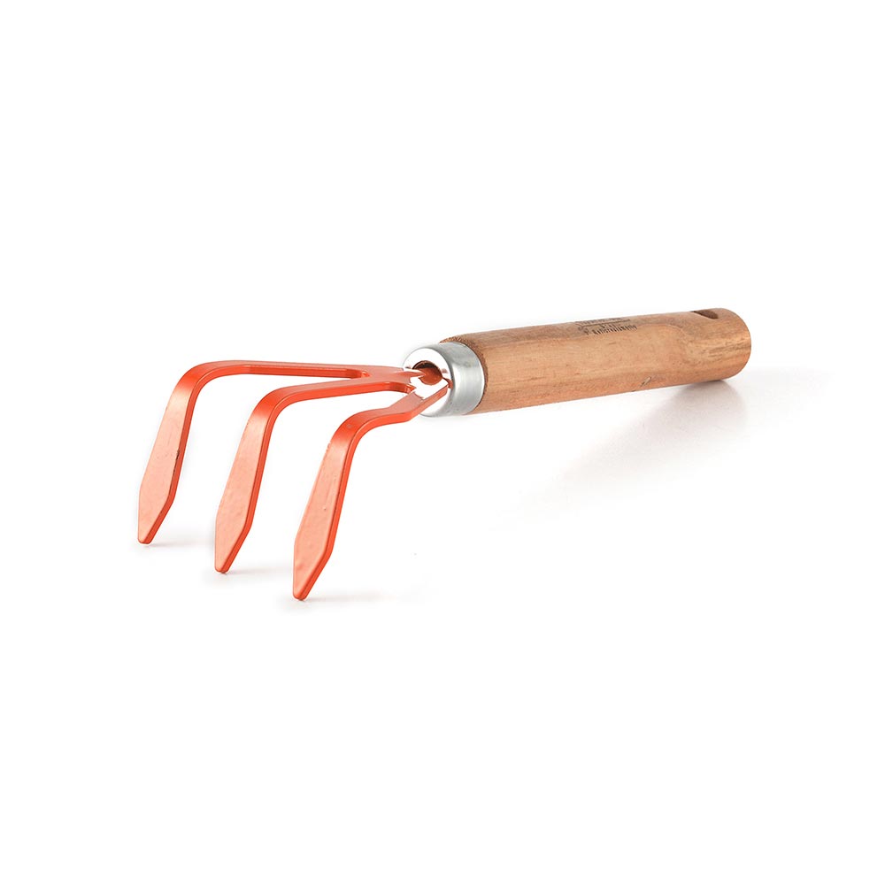 Rastrillo pequeño con mango de madera Tramontina