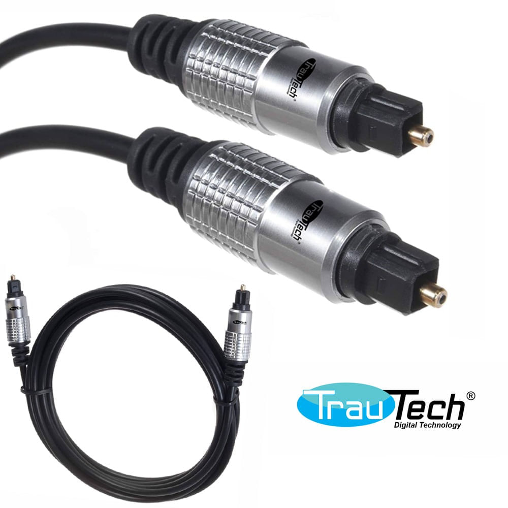 Cable Toslink Óptico de Audio Digital de Fibra Optica 5 Metros 4.0mm