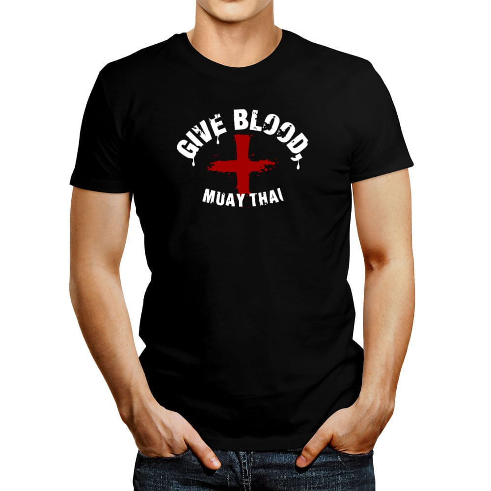 Polo de Hombre Idakoos Give Blood Muay Thai