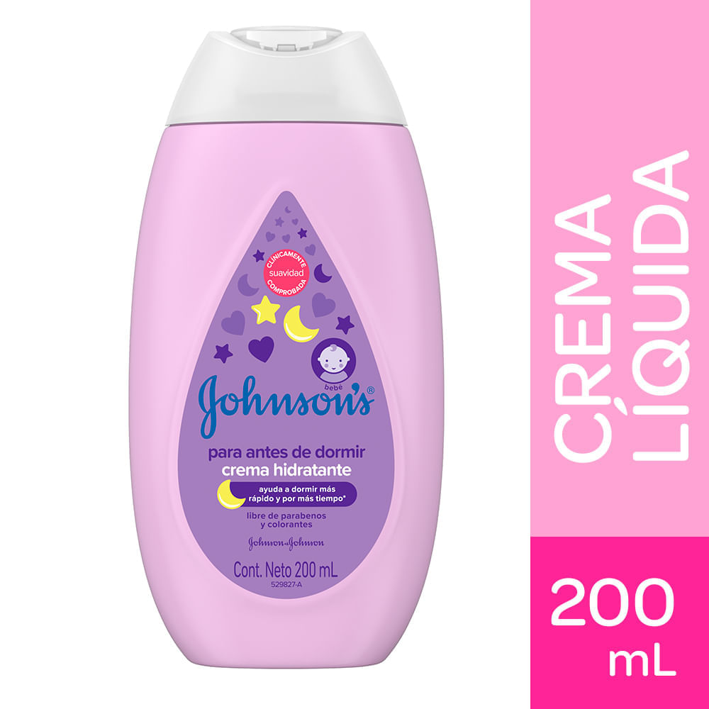 Crema Líquida Johnsons para Antes de Dormir 200ml