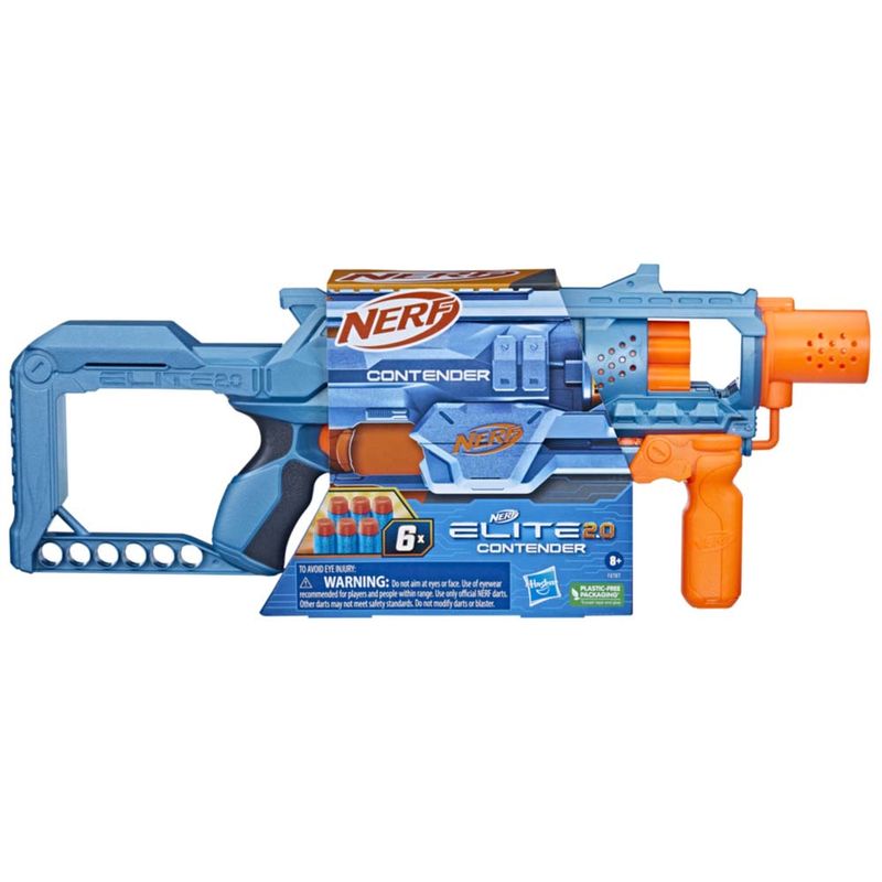  NERF El paquete doble Fortnite incluye 2 lanzadores  (Flint-Knock y LP) y 6 dardos de espuma Elite : Juguetes y Juegos