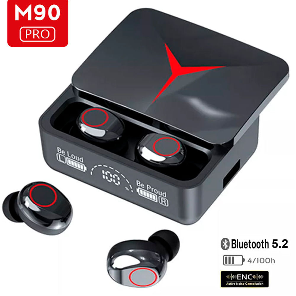 Audífonos Bluetooth M90 PRO TWS Premium Negro | Oechsle - Oechsle