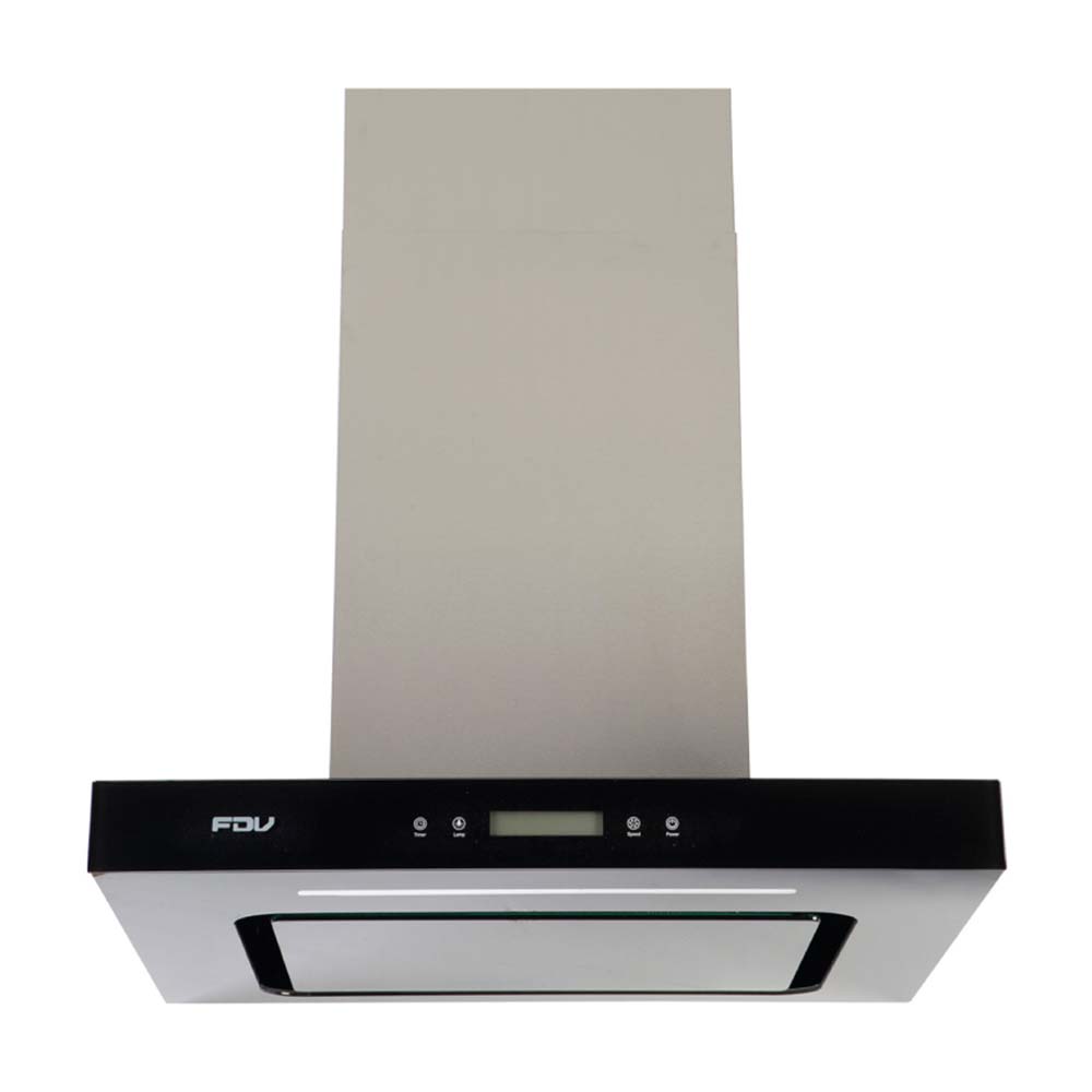 Campana Extractora 60cm FDV Deluxe Chef Negro de Acero/Vidrio