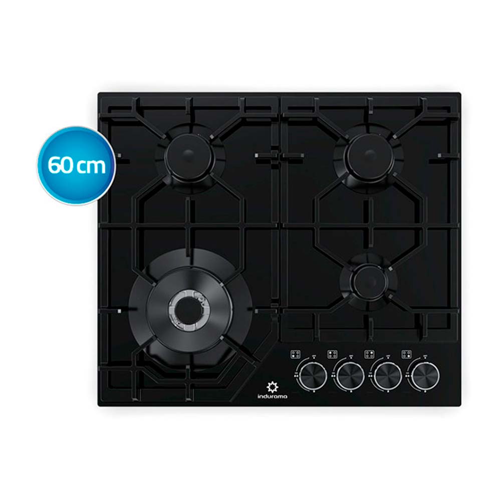Encimera a gas empotrable Indurama Egasi-604cgne