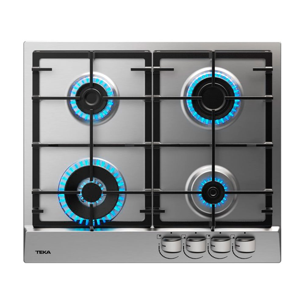 Encimera de acero a gas Teka Gsc 64320 4q