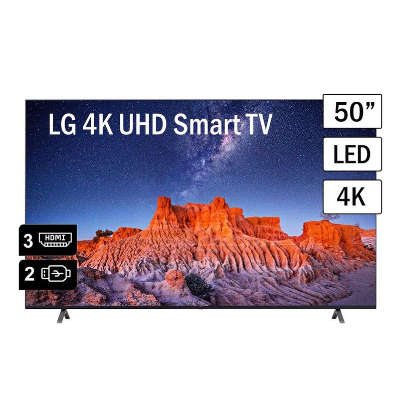 Televisor Smart UHD 4K LG 50 Pulgadas Led Thinq Ai 50U